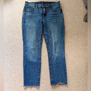 J. Crew Women's Slim Boyfriend Blue Jeans